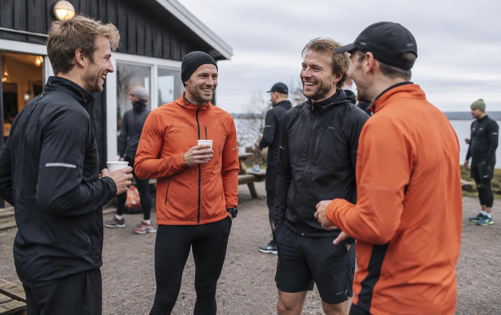 RT-medlemmer i fællesskab efter en løbetur